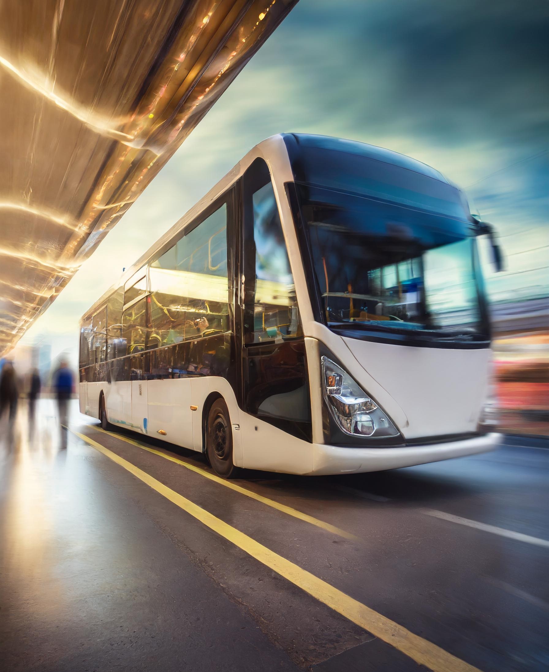 Firefly autobus con fondo difuminado 25532