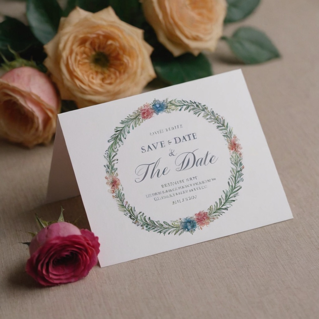 Save the date de una boda