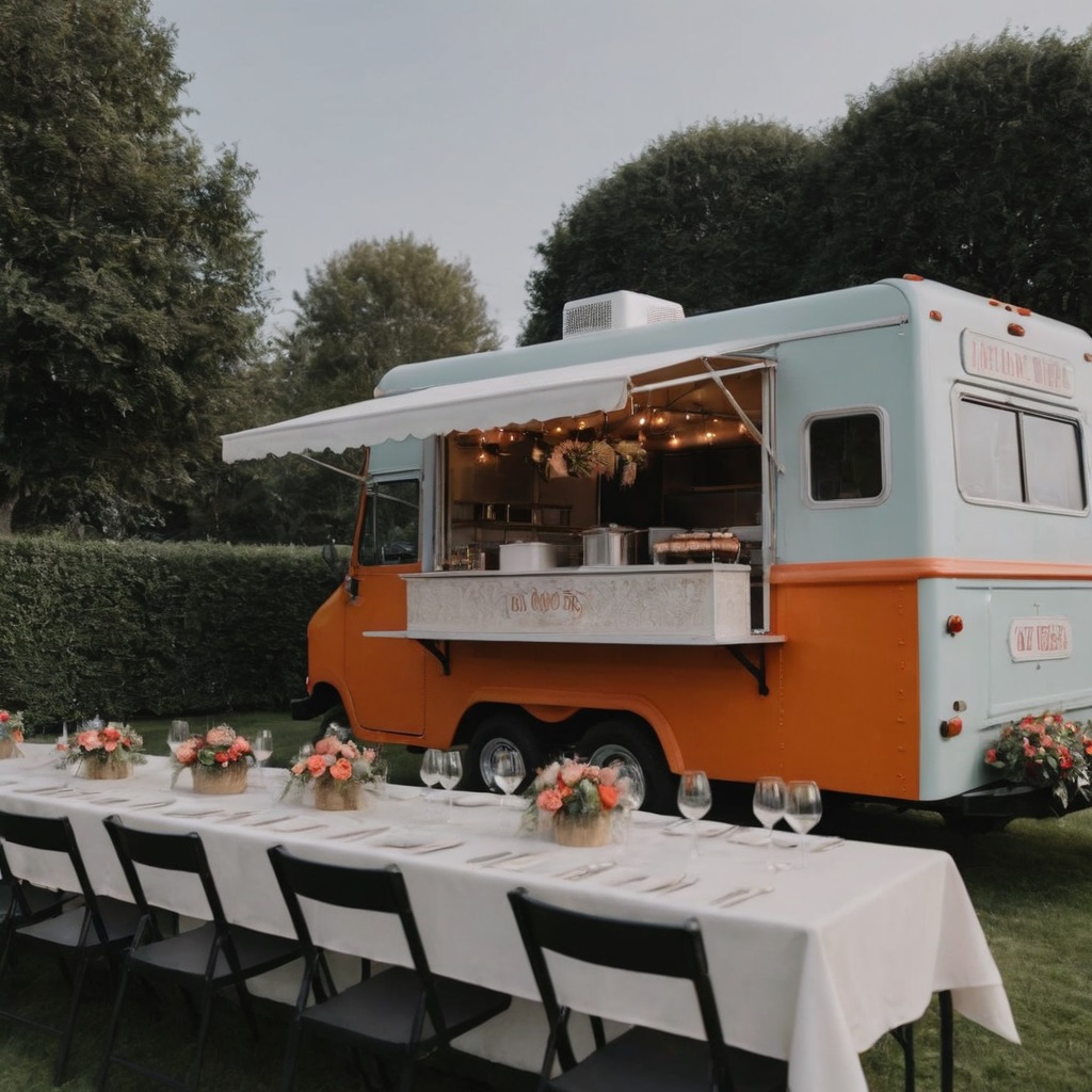 Boda con Food Truck para la comida